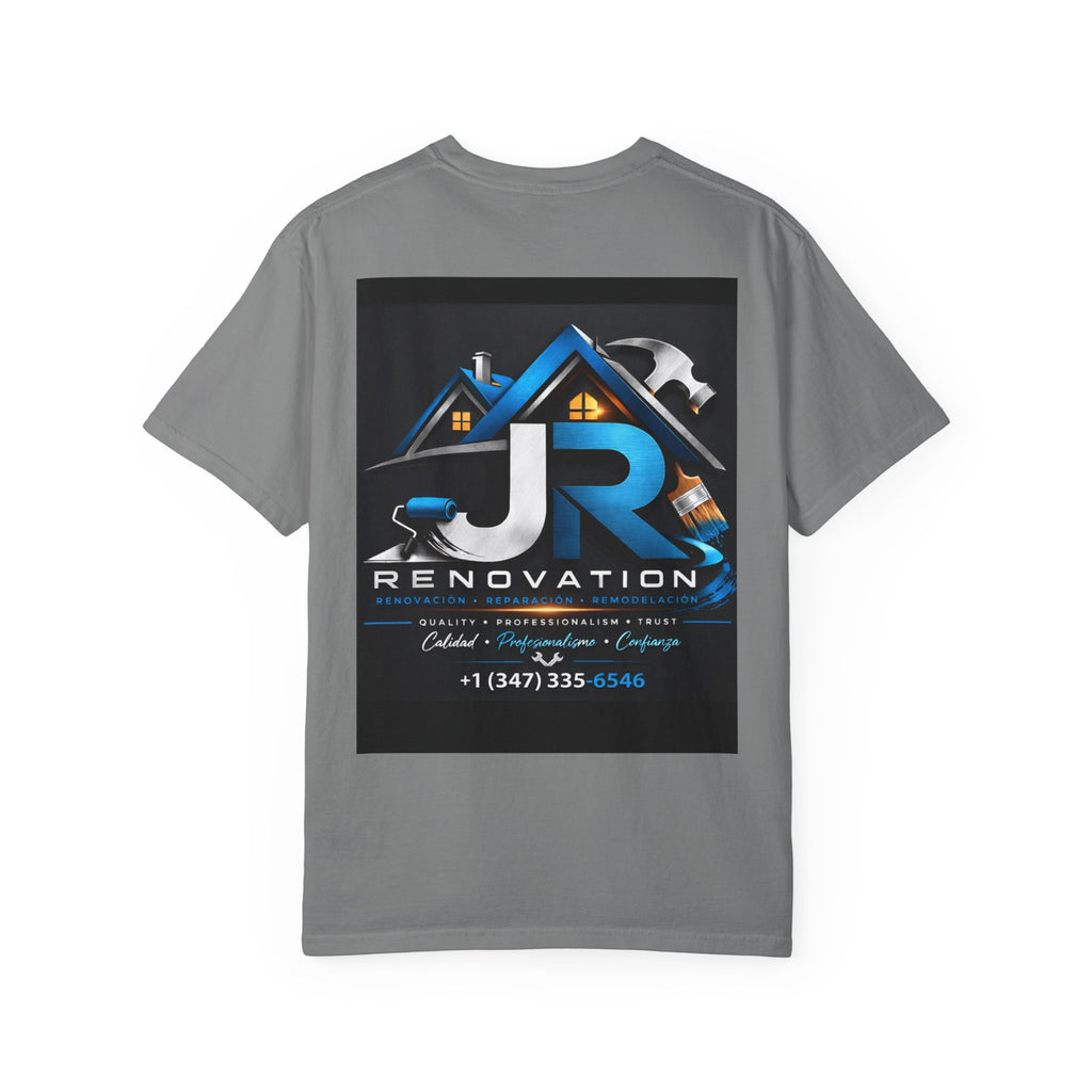 Renovation Company T-Shirt — JR Renovation Logo Tee (Contractor, Home Repair)