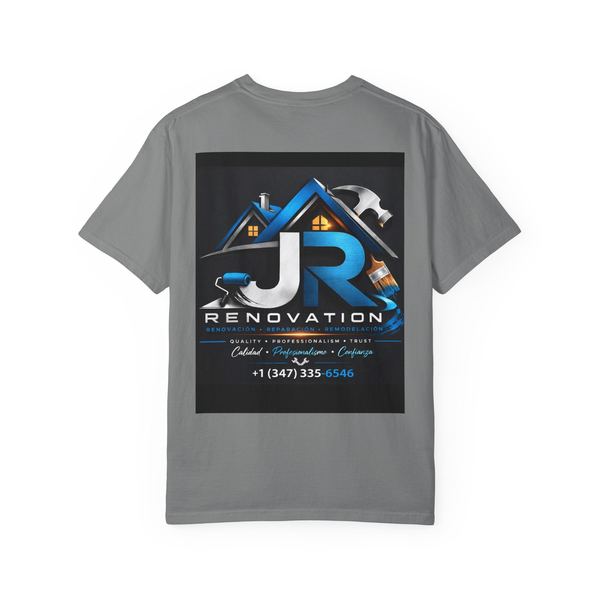 Renovation Company T-Shirt — JR Renovation Logo Tee (Contractor, Home Repair)
