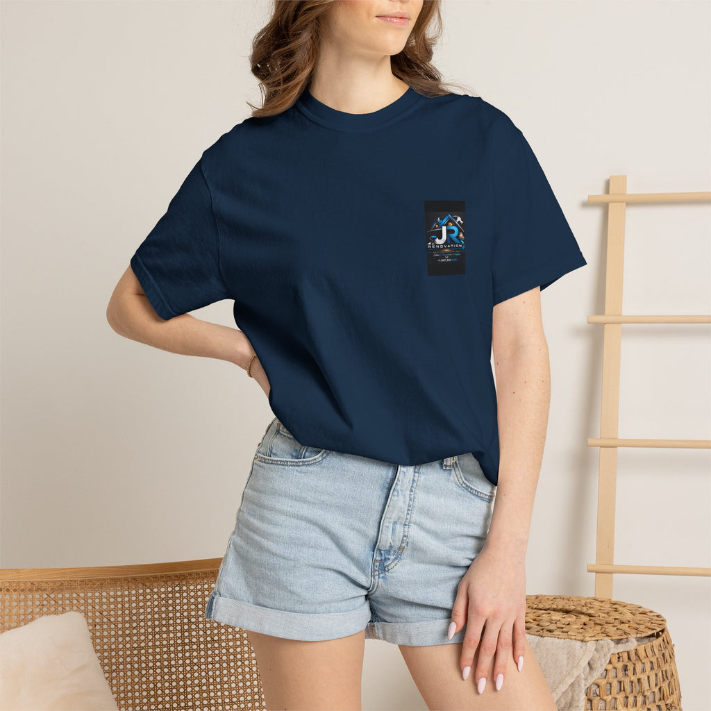 Renovation Company T-Shirt — JR Renovation Logo Tee (Contractor, Home Repair)