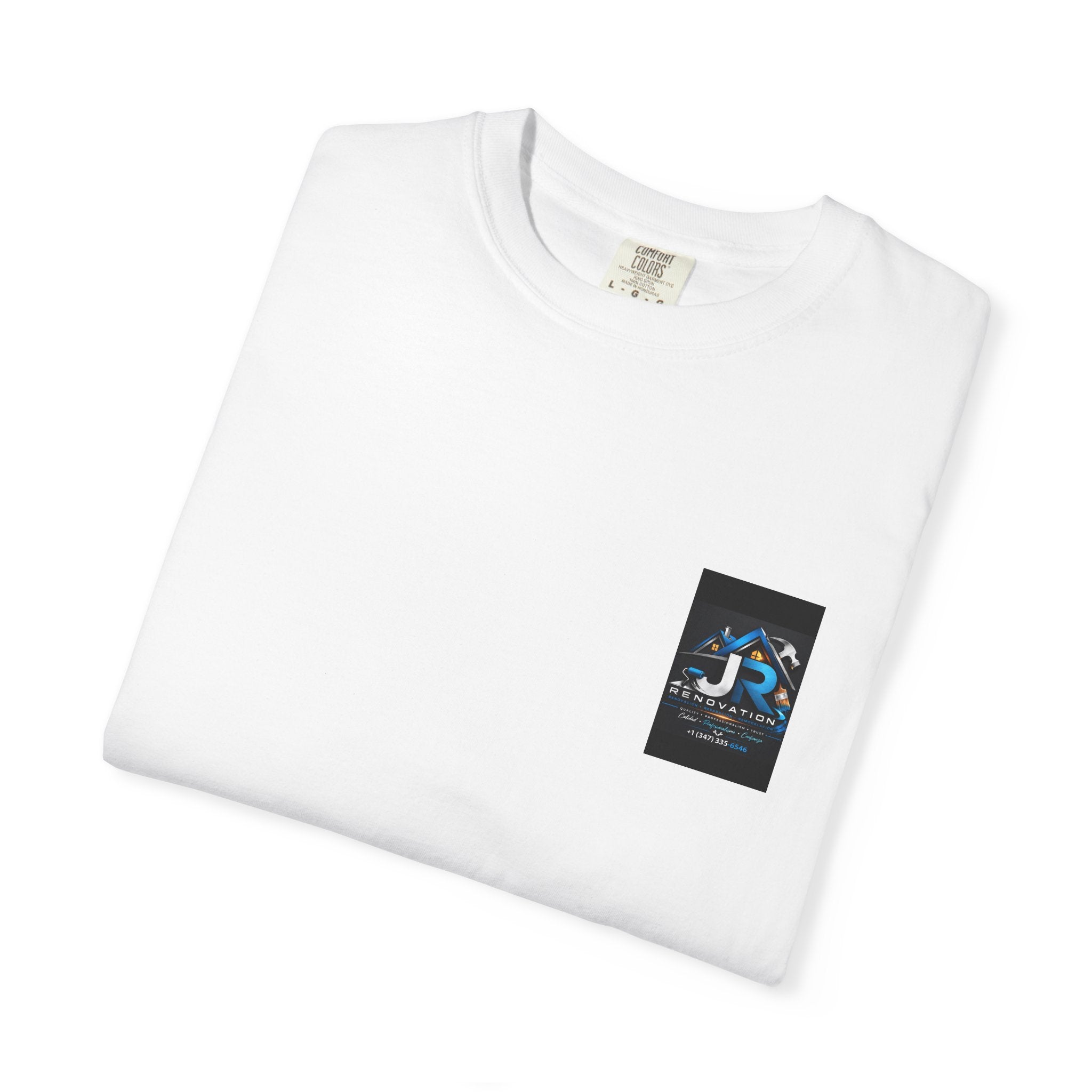 Renovation Company T-Shirt — JR Renovation Logo Tee (Contractor, Home Repair)