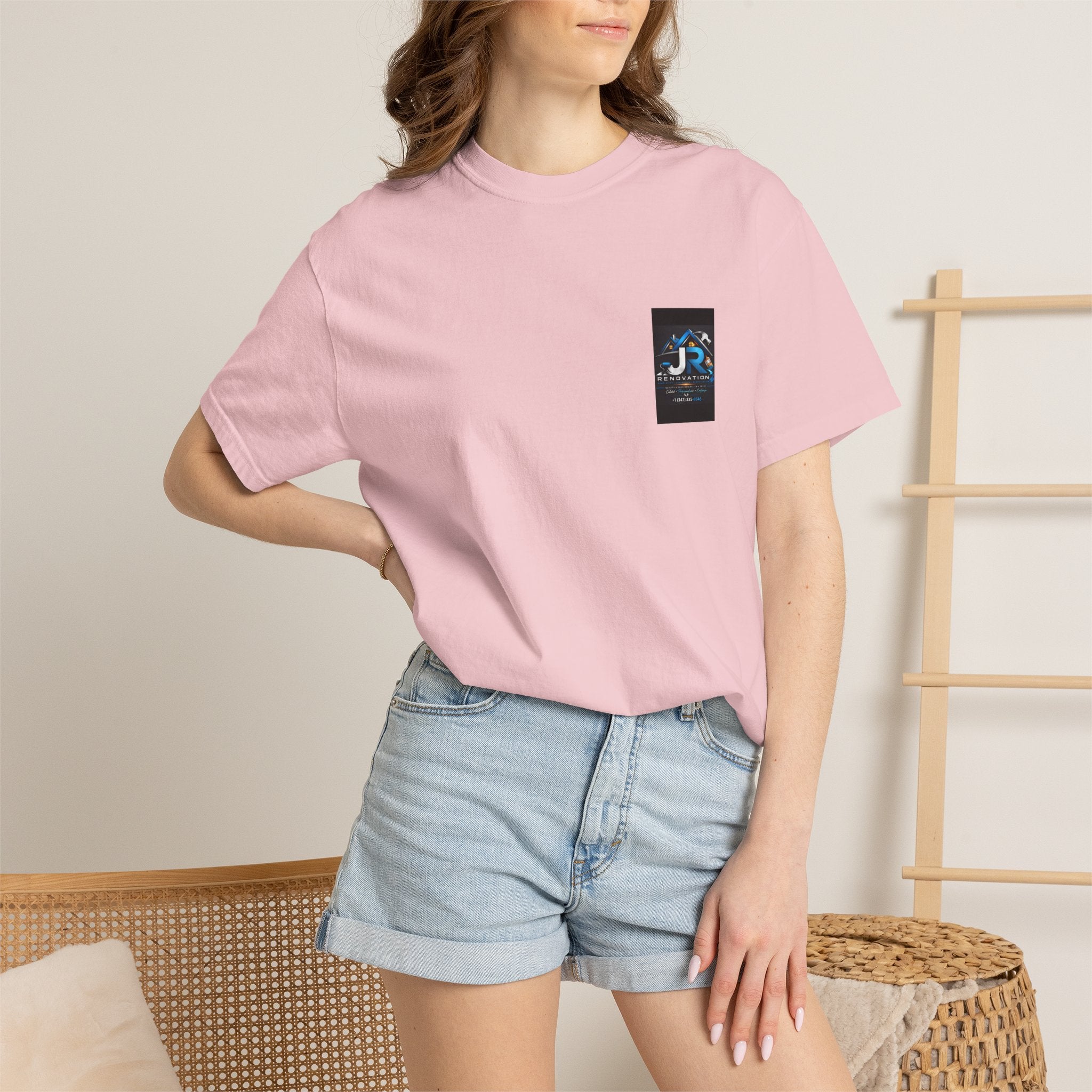 Renovation Company T-Shirt — JR Renovation Logo Tee (Contractor, Home Repair)