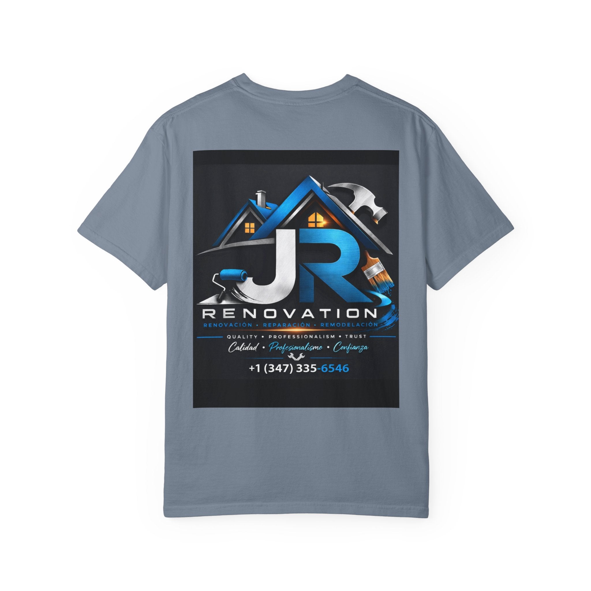 Renovation Company T-Shirt — JR Renovation Logo Tee (Contractor, Home Repair)