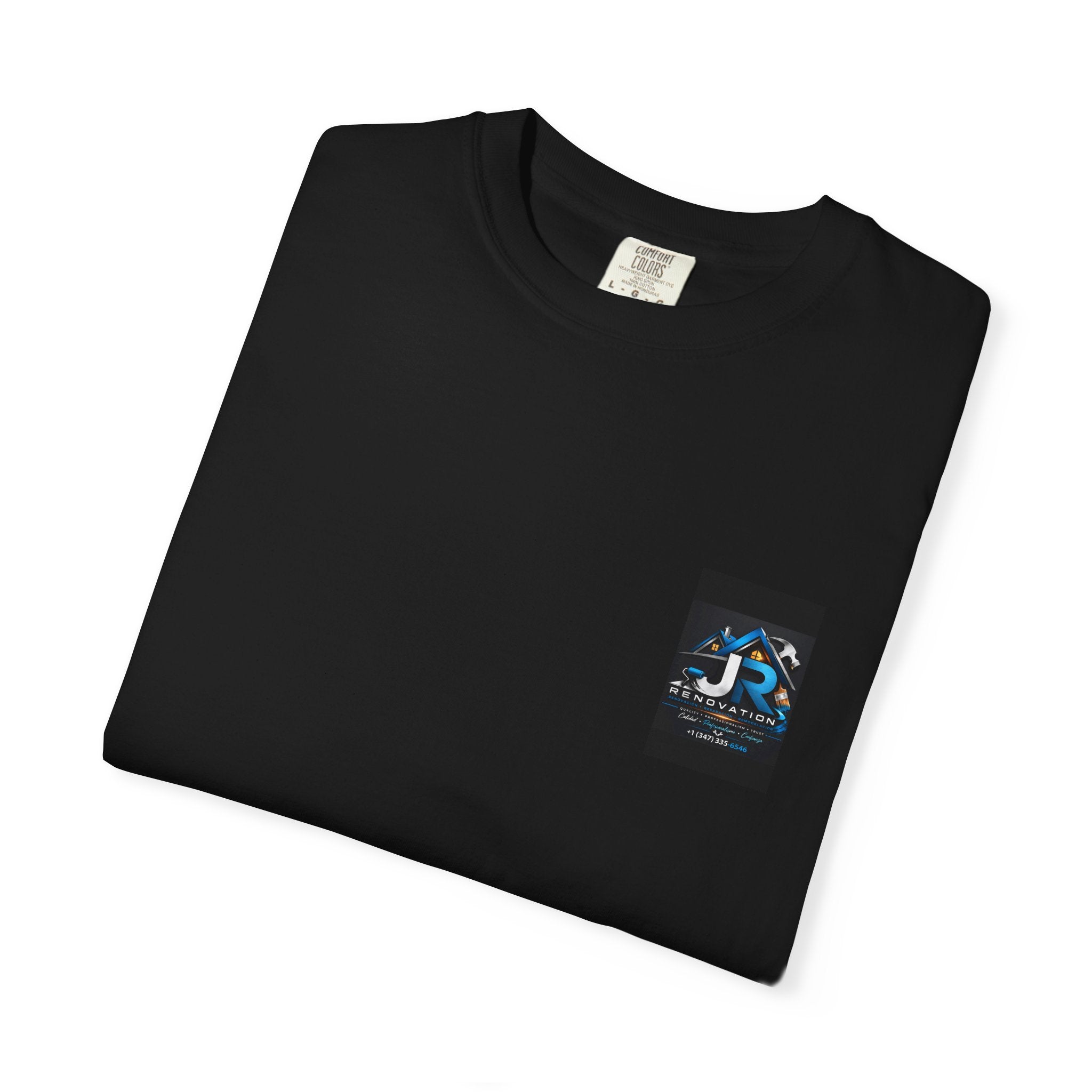 Renovation Company T-Shirt — JR Renovation Logo Tee (Contractor, Home Repair)