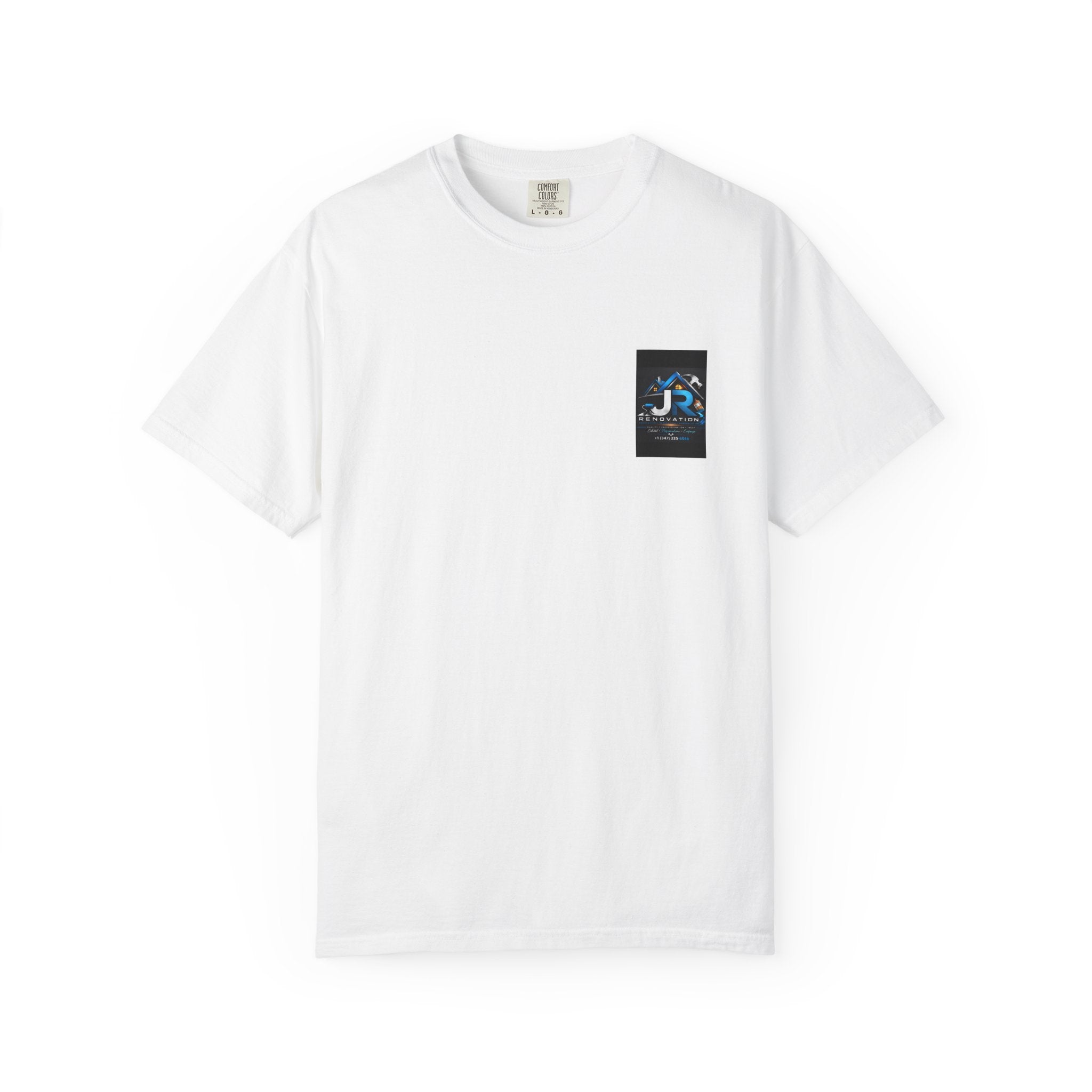 Renovation Company T-Shirt — JR Renovation Logo Tee (Contractor, Home Repair)