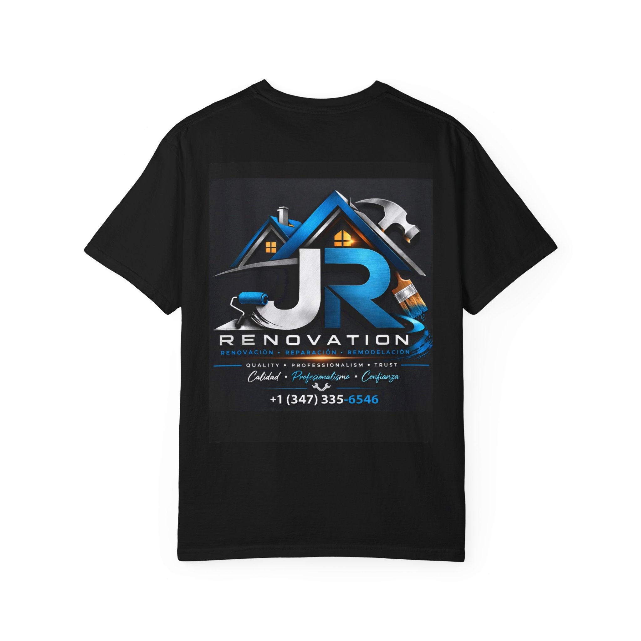 Renovation Company T-Shirt — JR Renovation Logo Tee (Contractor, Home Repair)