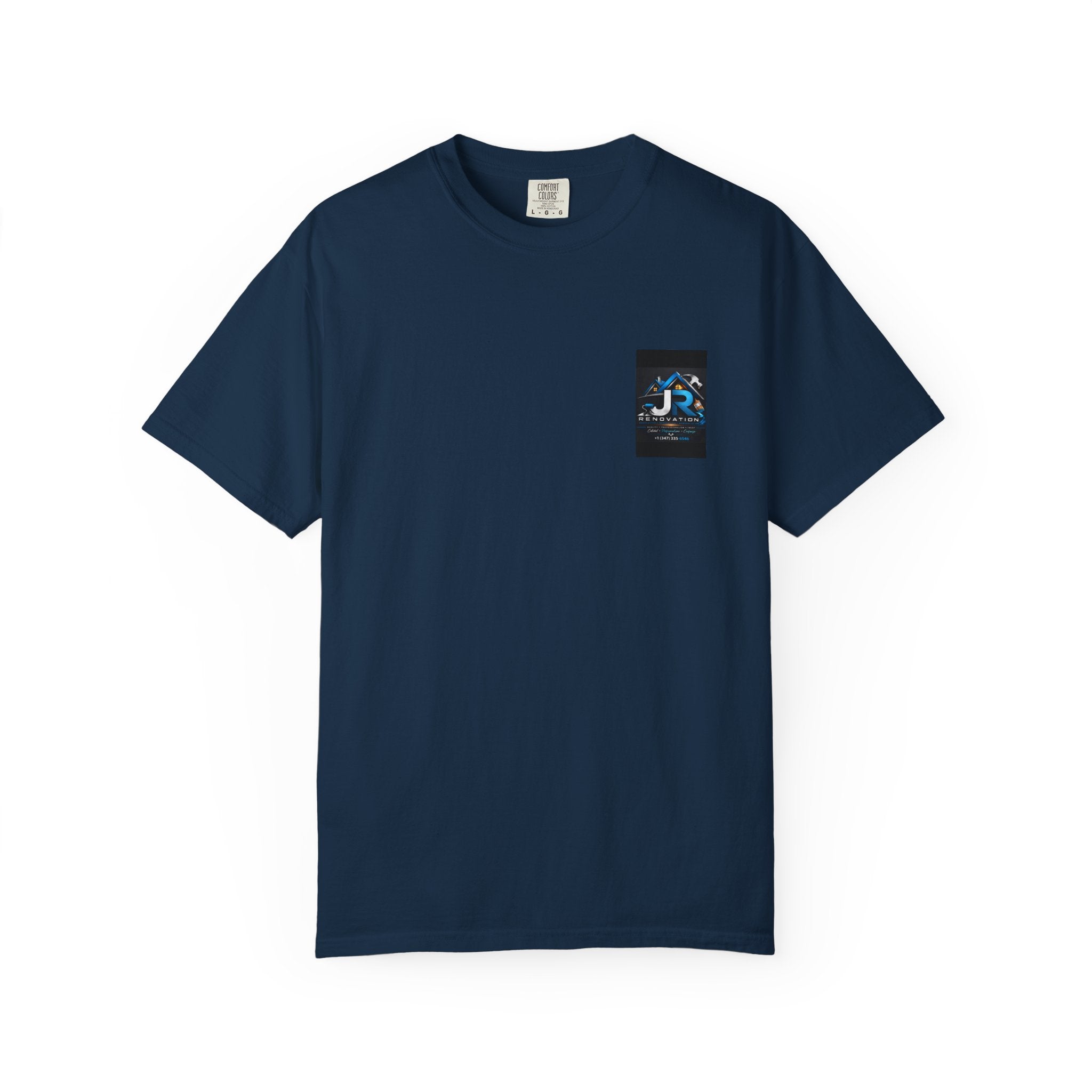 Renovation Company T-Shirt — JR Renovation Logo Tee (Contractor, Home Repair)