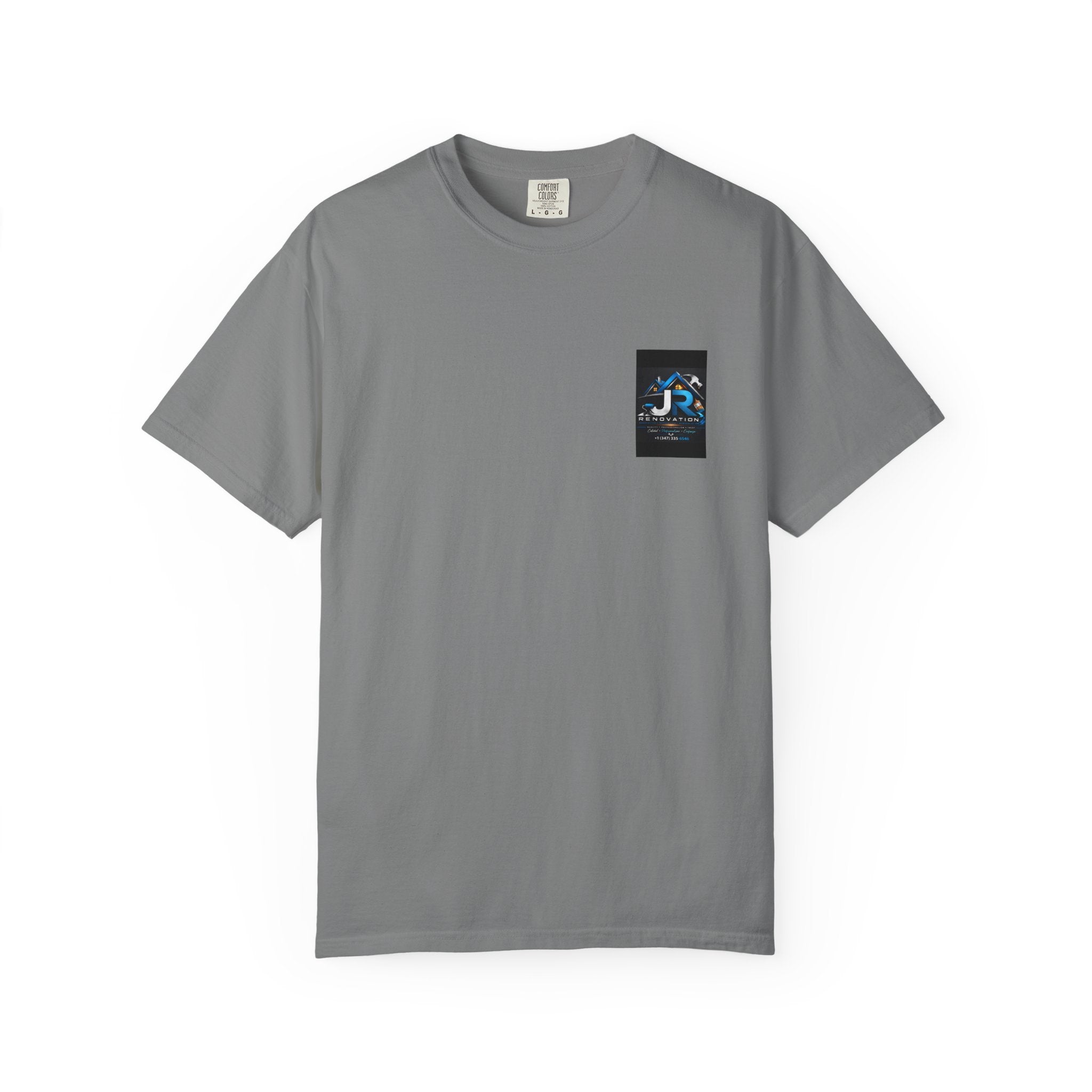 Renovation Company T-Shirt — JR Renovation Logo Tee (Contractor, Home Repair)