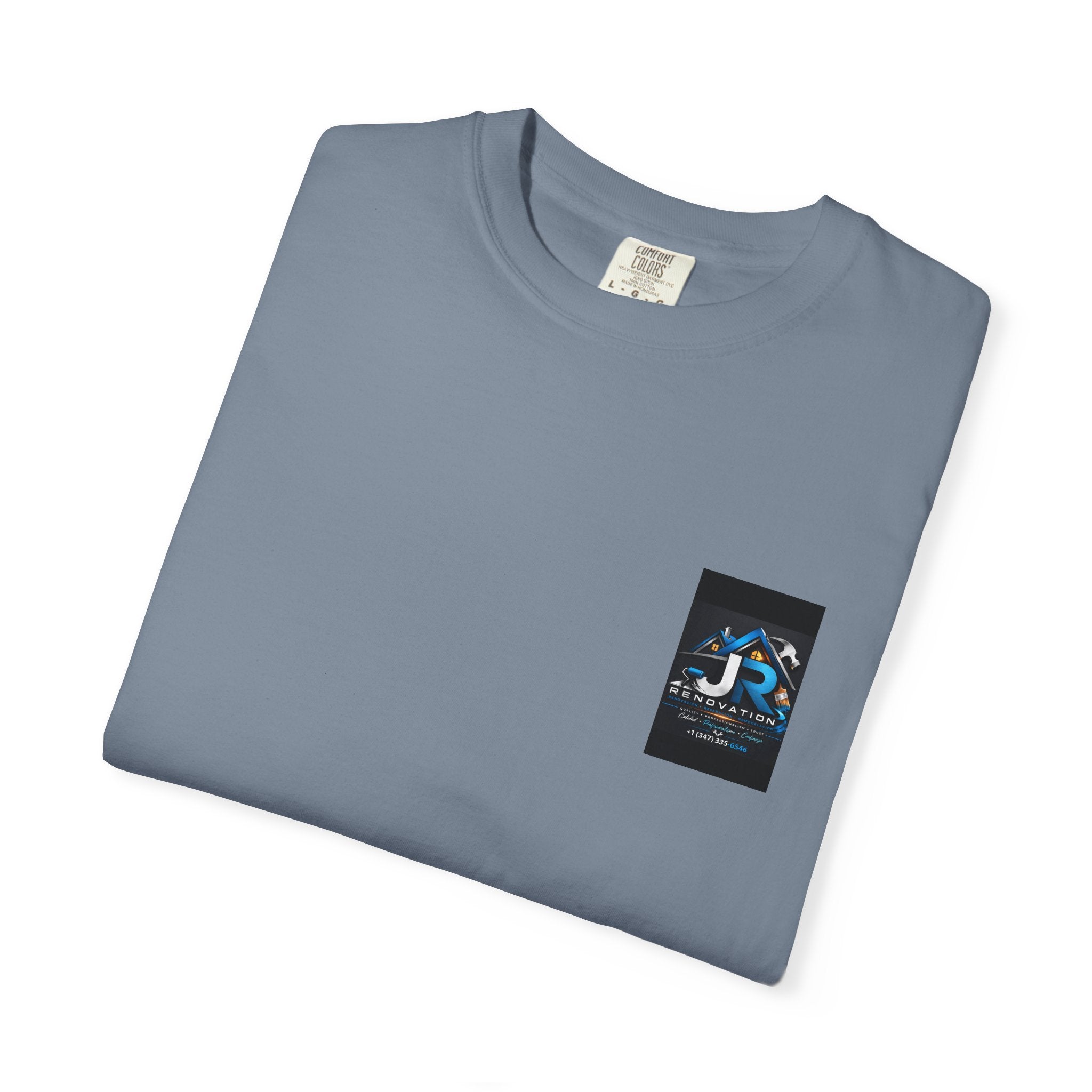 Renovation Company T-Shirt — JR Renovation Logo Tee (Contractor, Home Repair)