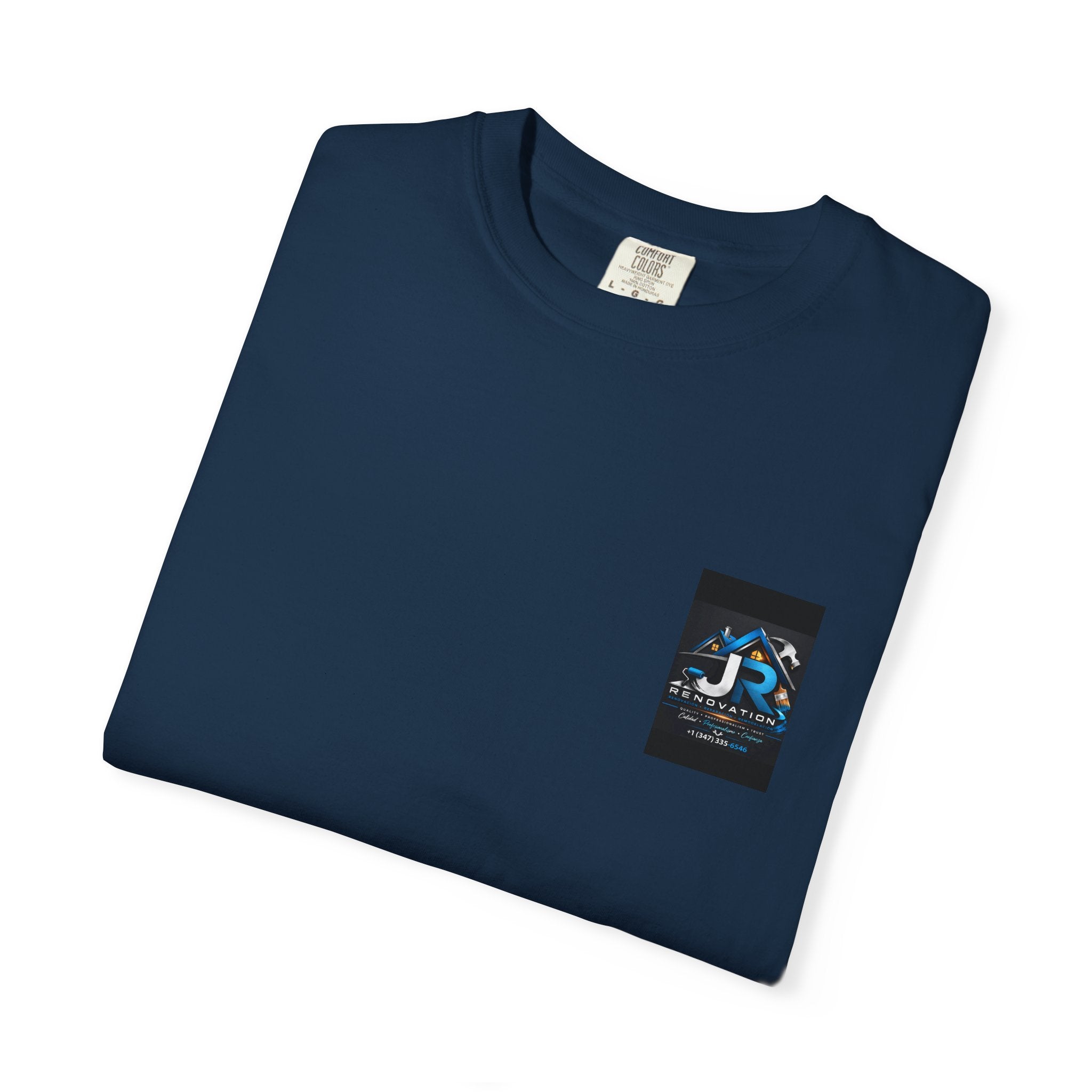 Renovation Company T-Shirt — JR Renovation Logo Tee (Contractor, Home Repair)